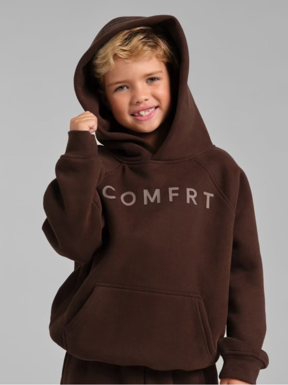 NWT Kid’s Comfrt Hoodie XL Espresso